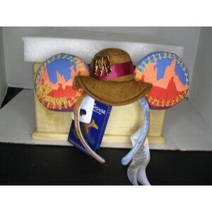 Disney Mickey Mouse The Main Attraction 50th Anniversary Ear Headband With Cowbo